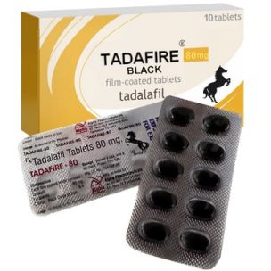 Tadafire 80mg Black (Tadalafil) : cena za 2 balenia
